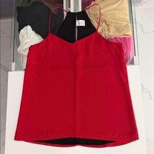 Express Vibrant Red Camisole Top